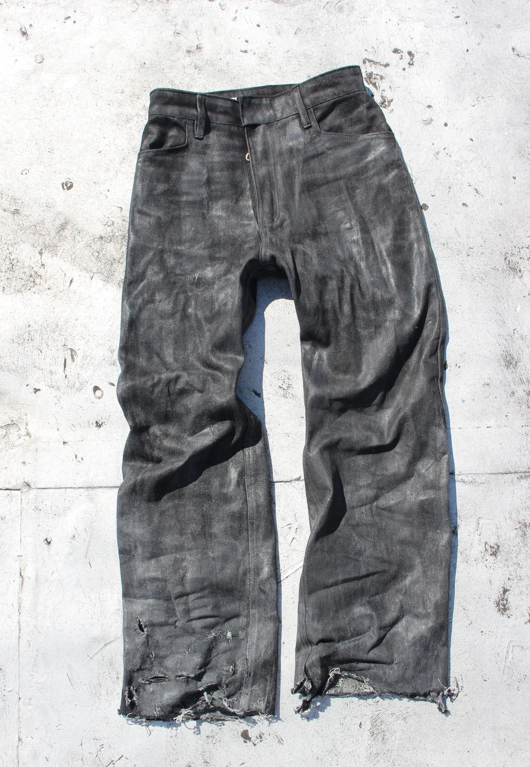 Distressed Wax Denim — original garment photograph