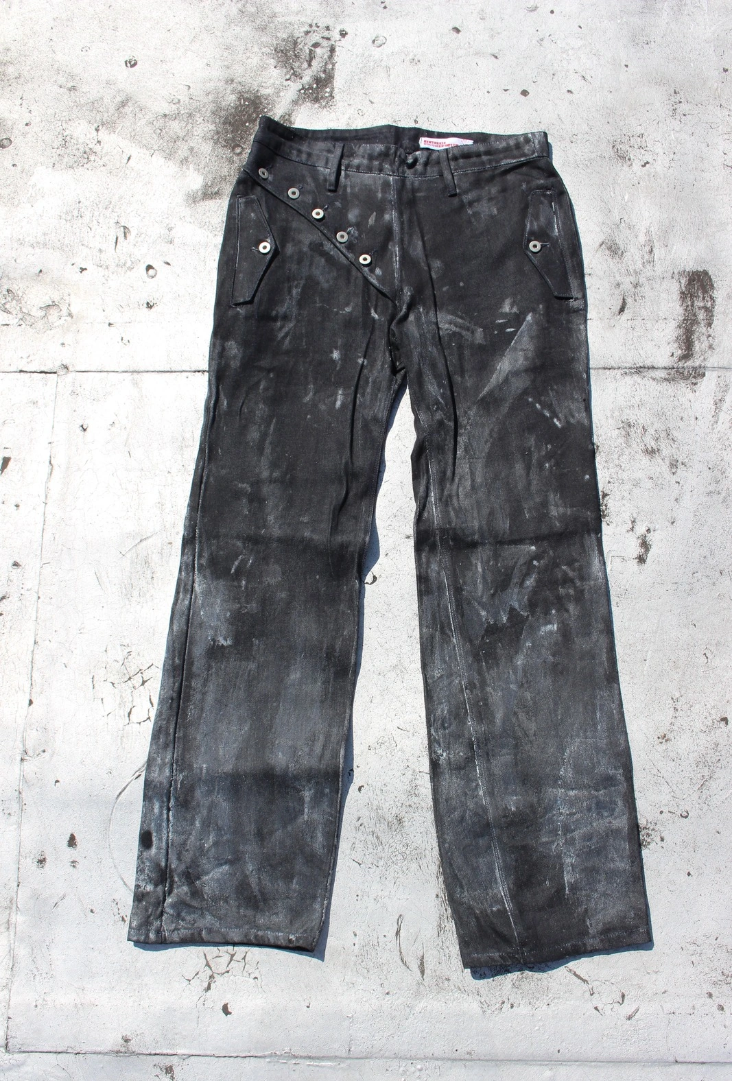 Curved Button Fly Denim — original garment photograph