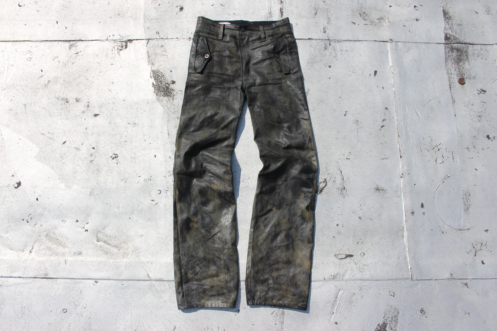 “Raider” Waxed Denim — original garment photograph