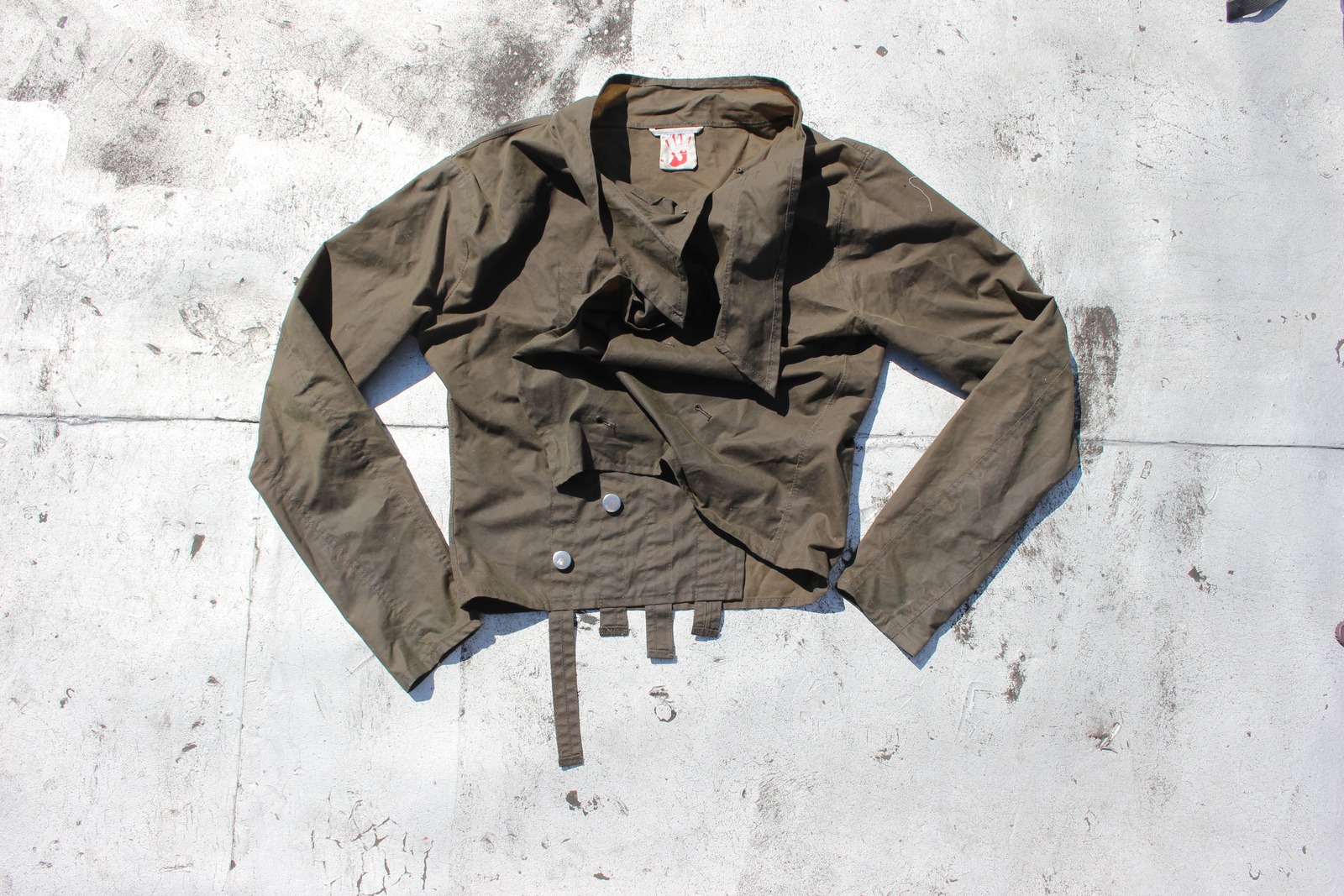 Slouch Military Jacket — original garment photograph