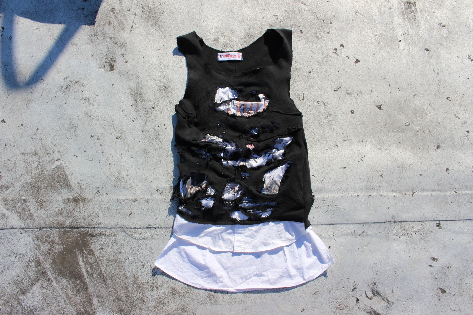 “Music of the Spheres” Tank — original garment photograph